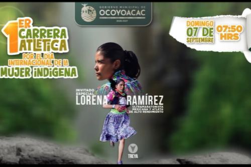 Ocoyoacac celebra el Día Internacional de la Mujer Indígena con carrera atlética